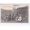 CHATELLUX: le déjeûner des charbonniers dans les bois du morvand sur la route de chatellux - très bon état