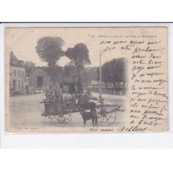 MAILLY-la-VILLE: la place, un automobile - état