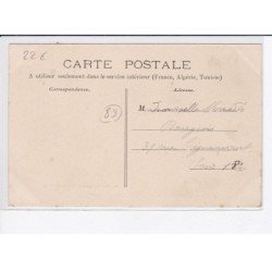 LEZINNES: entrée d'un train en gare - très bon état