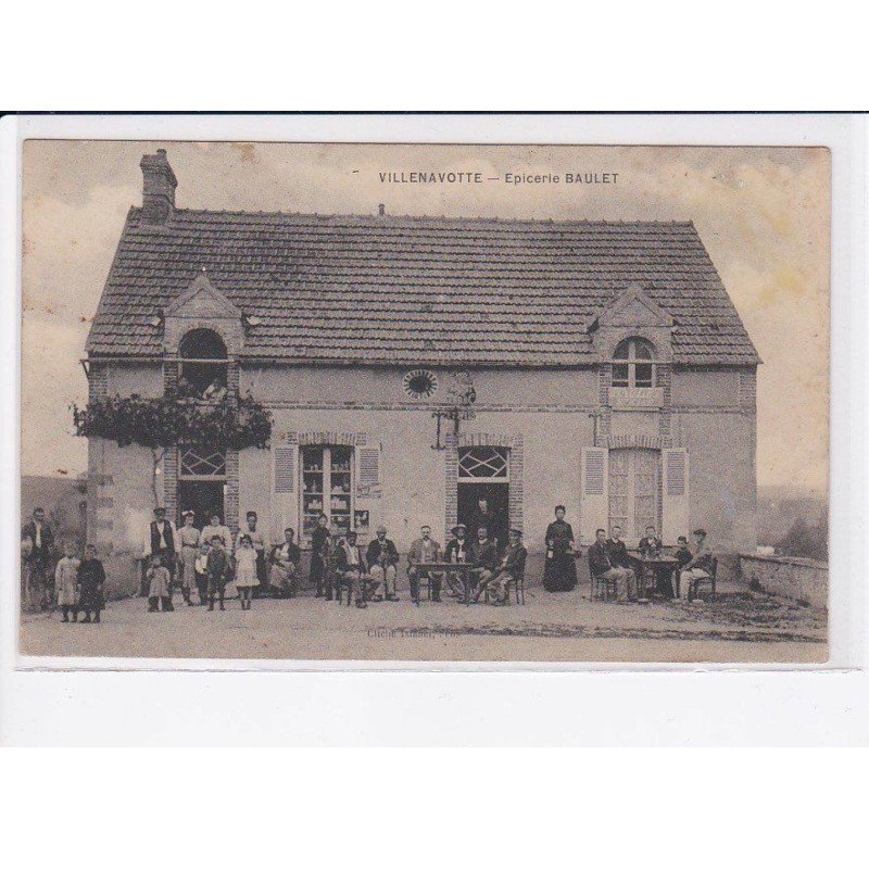 VILLENAVOTTE: épicerie baulet - état