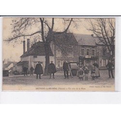 SAUVIGNY-le-BEUREAL: un coin de la place - très bon état