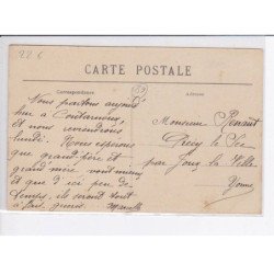 SAUVIGNY-le-BEUREAL: un coin de la place - très bon état