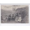 YONNE: le déjeuner des charbonniers dans les bois du morvan sur la route de chastellux - très bon état