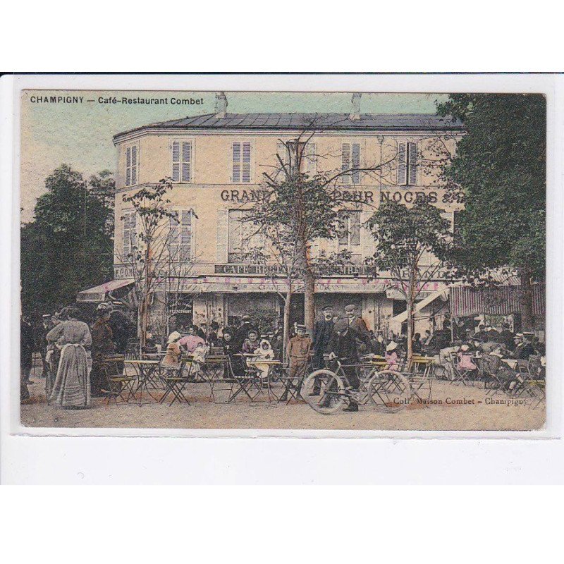CHAMPIGNY: café-restaurant combet - état