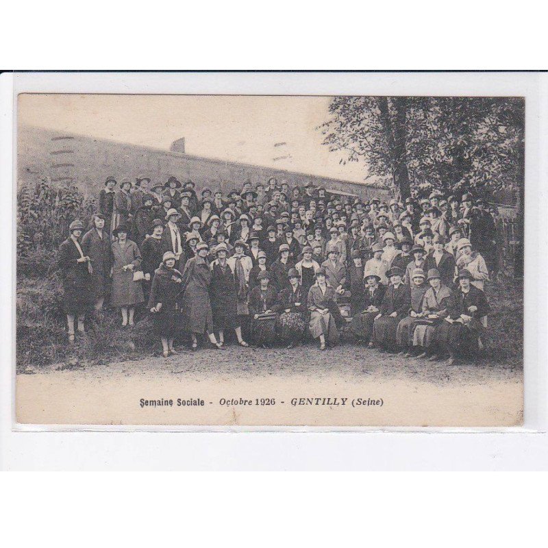 GENTILLY: semaine sociale, octobre 1926 - très bon état