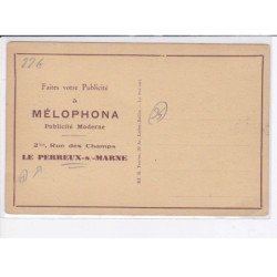 LE PERREUX-sur-MARNE: faites votre publicité à mélophona, camion - très bon état