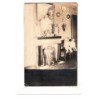 PARIS : carte photo publicitaire pour la garniture de cheminée - bon état