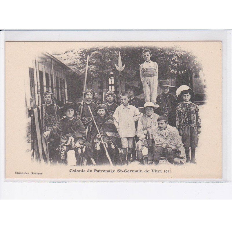 VITRY: colonie du patronage, saint-germain de vitry 1911 - très bon état