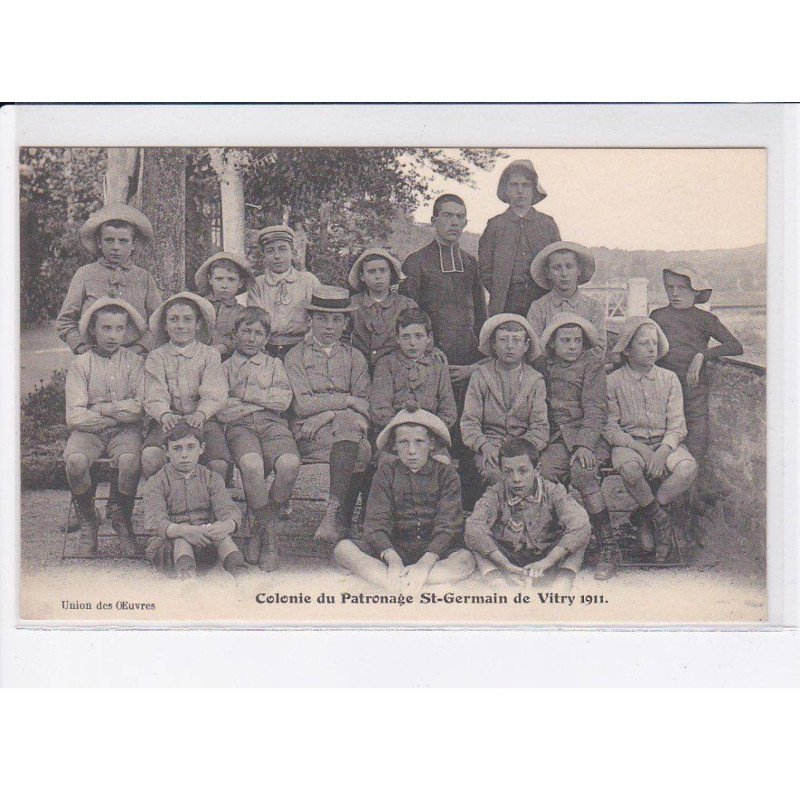 VITRY: colonie du patronage, saint-germain 1911 - très bon état