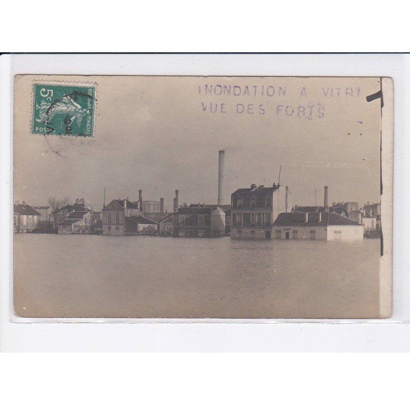 VITRY: inondation, vue des forts - très bon état