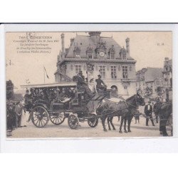 VINCENNES: concours musical du 16 juin 1907, la fanfare burlesque de fouillly les grenouilles - très bon état
