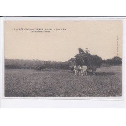 PERIGNY-sur-YERRE: soir d'été, les dernières gerbes - très bon état