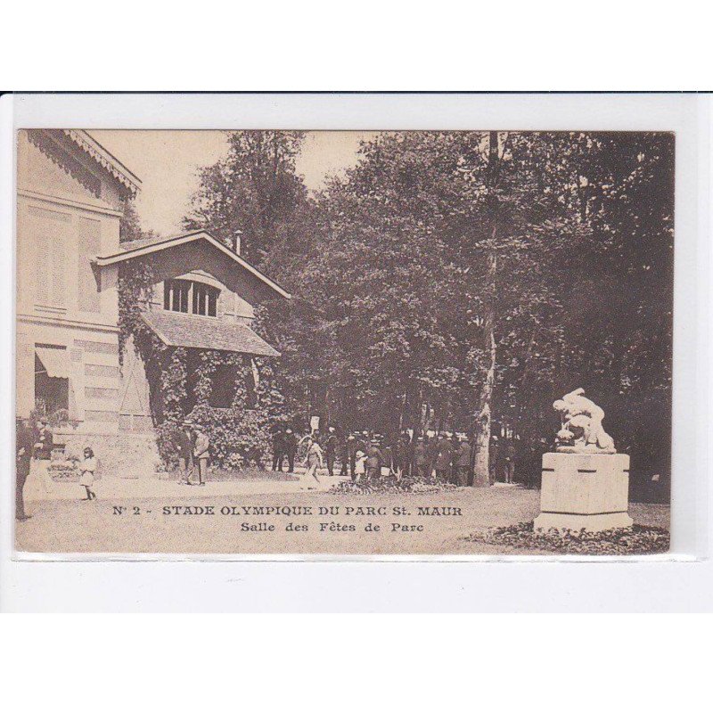 SAINT-MAUR: stade olympique du parc saint-maur, salle des fêtes de parc - très bon état