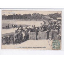 VINCENNES: bois de vincennes, piste municipale où se court le grand-prix de paris - très bon état