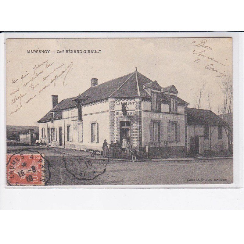 MARSANGY: café bénard-girault - très bon état