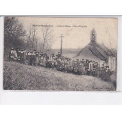SAINTE-MAGNANCE: sortie de messe à saint-grégoire - état