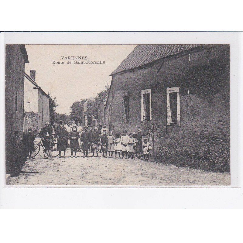 VARENNES: route de saint-florentin - état