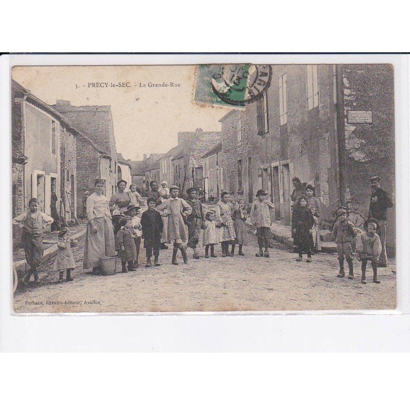 PRECY-le-SEC: la grande-rue - état
