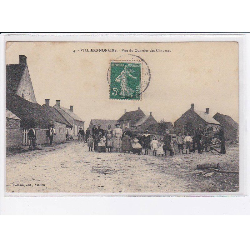 VILLERS-NONAIN: vue du quartier des chaumes - très bon état