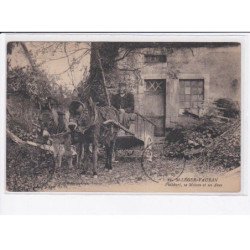 SAINT-LEGER-VAUBAN: philibert, sa maison et ses anes - très bon état