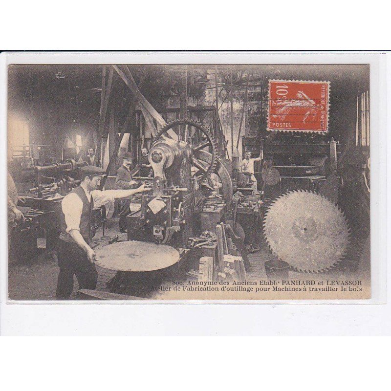 CHOISY-le-ROI: soc. anonyme Panhard Levassor atelier fabrication outillage machines travailler le bois - très bon état
