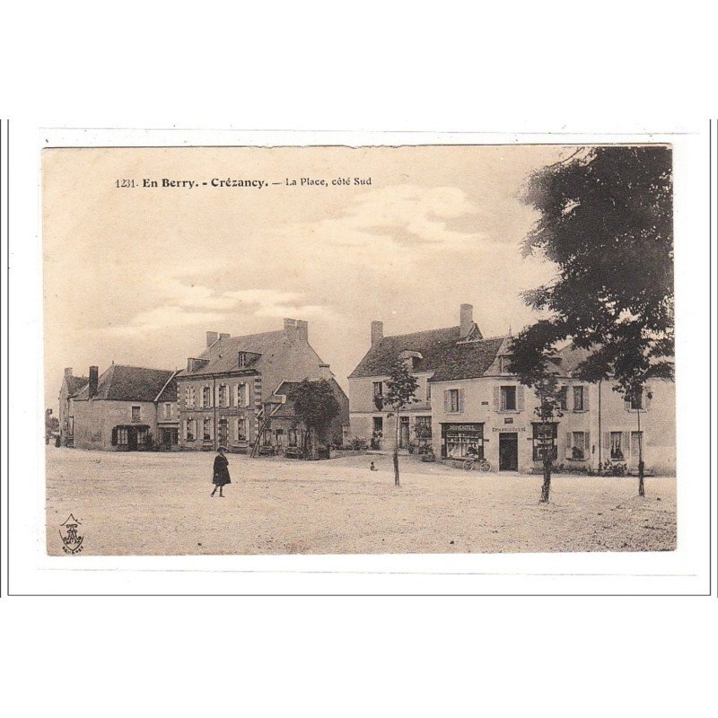 CREZANCY : la place, cote sud - tres bon etat