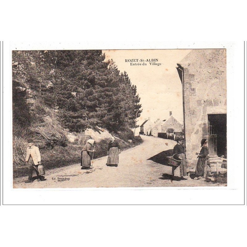 ROZET-st-ALBIN : entrée du village - tres bon etat