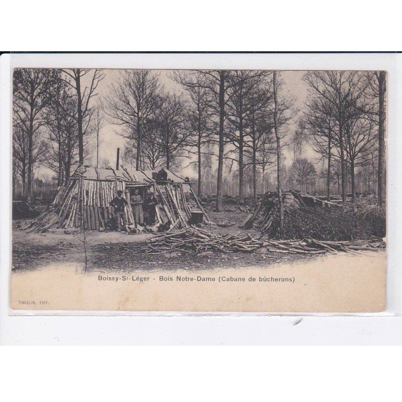 BOISSY-SAINT-LEGER: bois notre-dame (cabane de bûcherons) - très bon état
