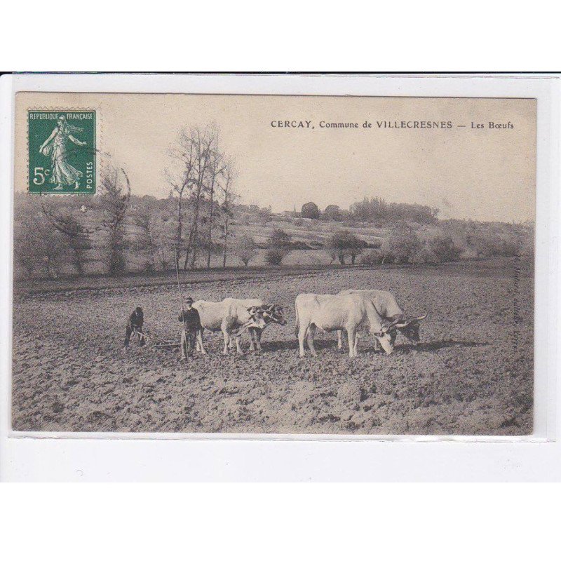 CERCAY: commune de villecresnes, les boeufs - très bon état