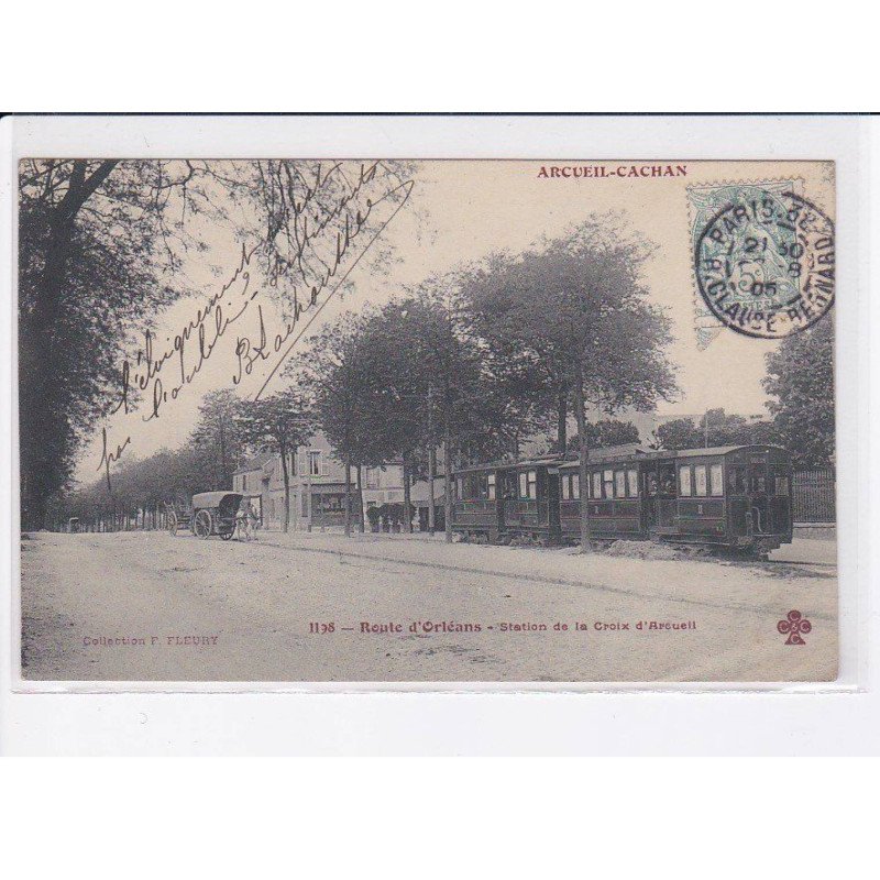 ARCUEIL-CACHAN: route d'orléans, station de la croix d'arcueil - état