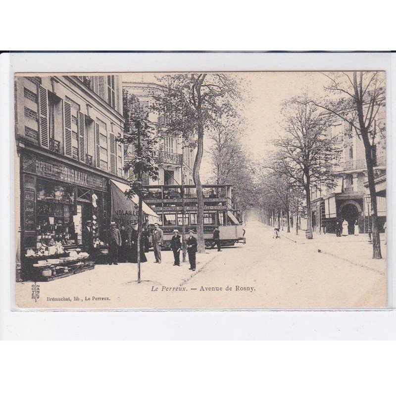 LE PERREUX: avenue de rosny, tramway - très bon état