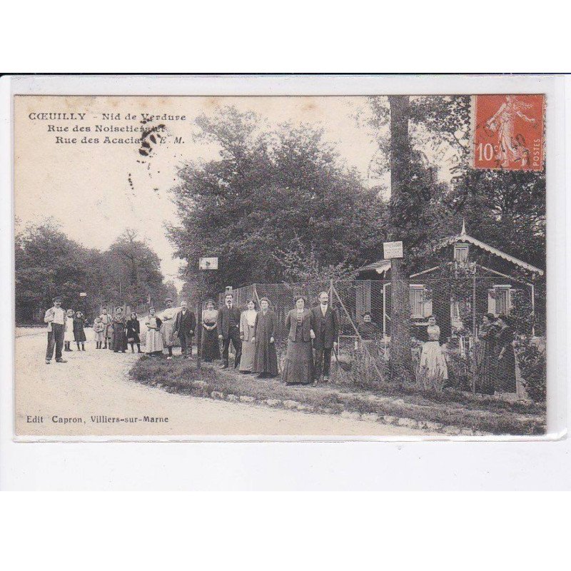 COEUILLY: nid de verdure, rue des noisettes, rue des acacias - très bon état