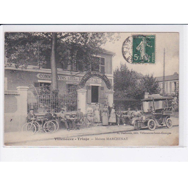 VILLENEUVE - TRIAGE: maison marchenay, automobile, vélo - très bon état