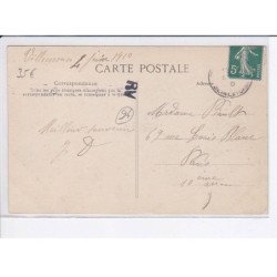 VILLECRESNES: travail du bois dans la forêt - très bon état