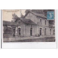 FRANCE : VILLENEUVE-sur-ALLIER : interieur de la gare - tres bon état