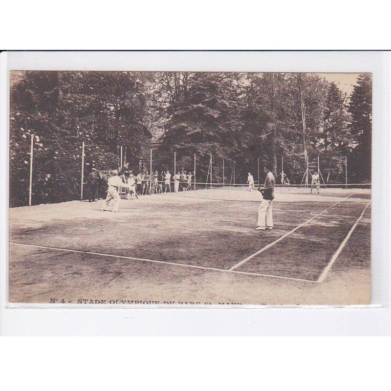SAINT-MAUR: stade olympique, le parc, joueurs de tennis - très bon état