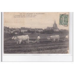 FRANCE : BOURBONNAIS : le labourage - tres bon état