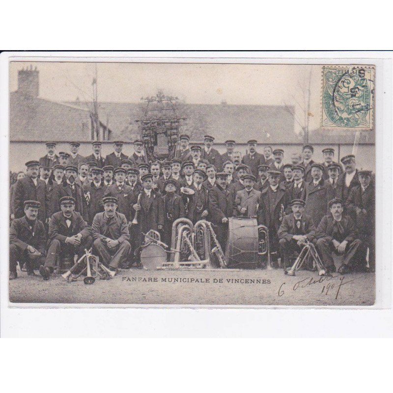 VINCENNES: fanfare municipale, musicien, musique - état
