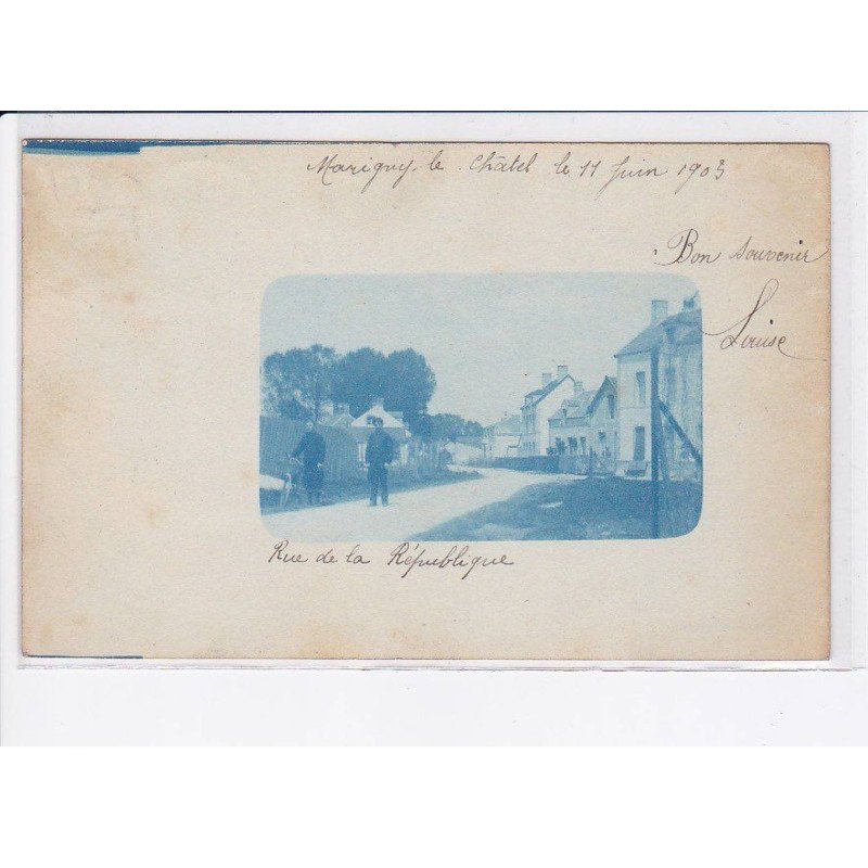 MARIGNY-le-CHATEL: rue de la république - très bon état