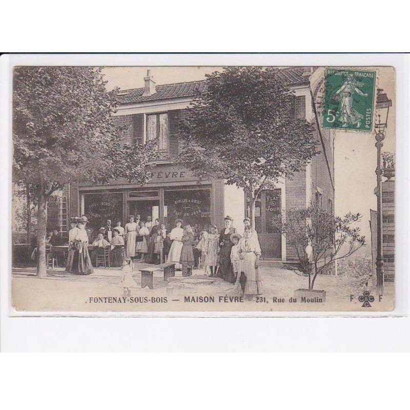 FONTENAY-sous-BOIS: maison fèvre, 231 rue du moulin - état