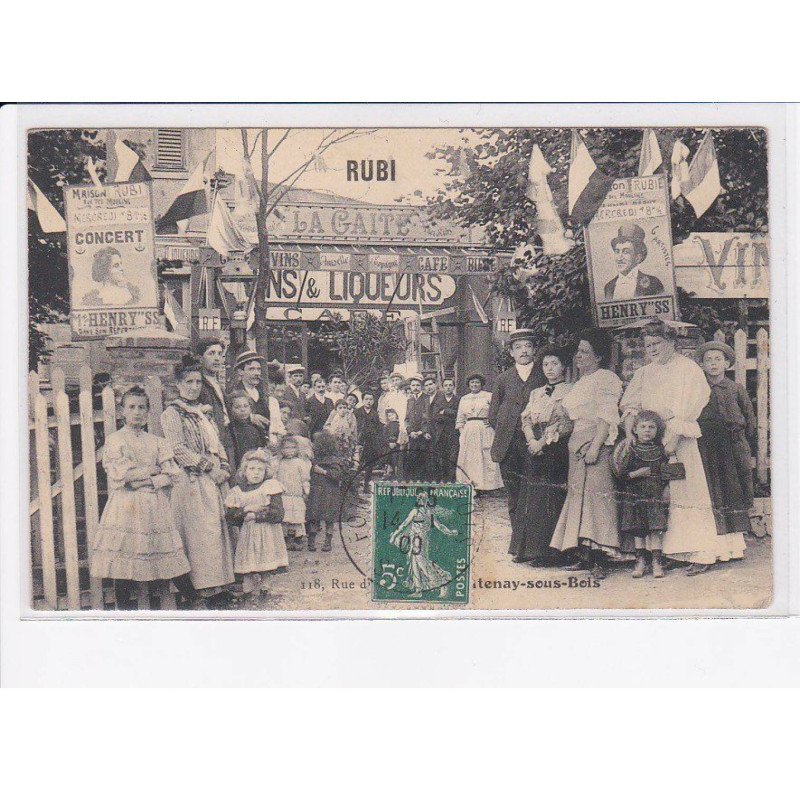 FONTENAY-sous-BOIS: rubi, maison rubi, autographe, bal concert - état