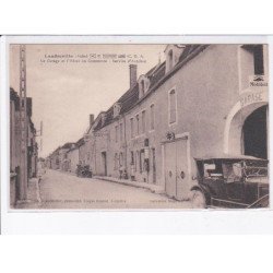 LANDREVILLE: le garage et l'hôtel du commerce, service d'autobus - très bon état