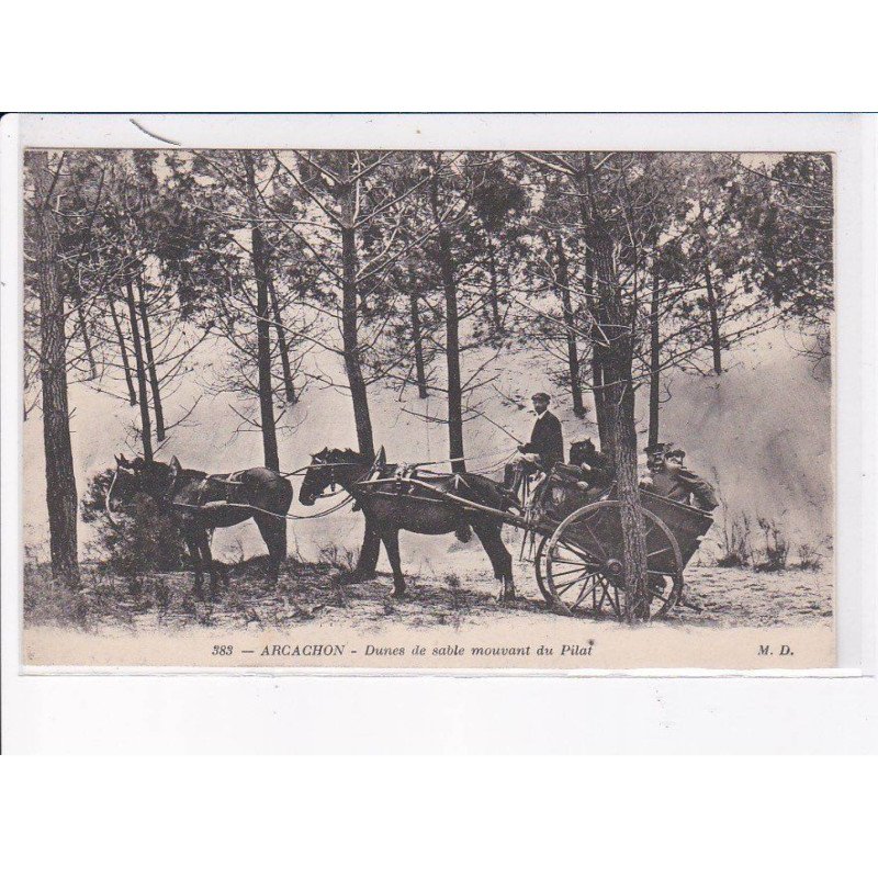 ARCACHON: dunes de sable mouvant du pilat - très bon état