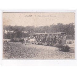 ARCACHON: tram bélisaire conduisant à la mer, tramway - état