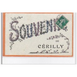 FRANCE : CERILLY : souvenir de cerilly - etat