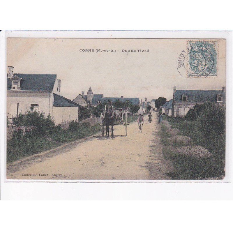 CORNE: rue de tivoli, attelage - état