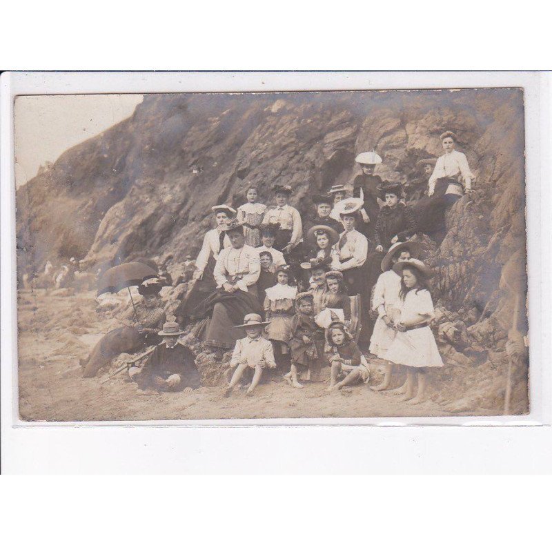 GRANVILLE: personnages sur plage - état