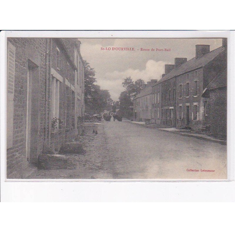 SAINT-LO D'OURVILLE: route de port-bail - très bon état