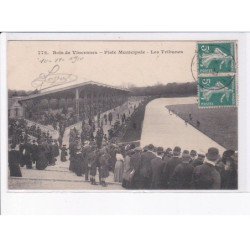 BOIS DE VINCENNES: piste municipale, les tribunes - très bon état