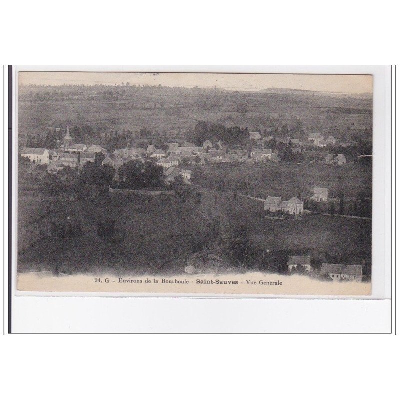 FRANCE : SAINT-SAUVES : vue generale - tres bon etat